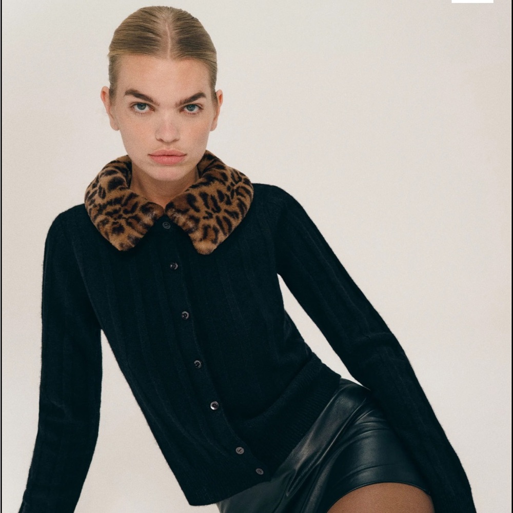 Reformation Hannah Crew Cardigan size S